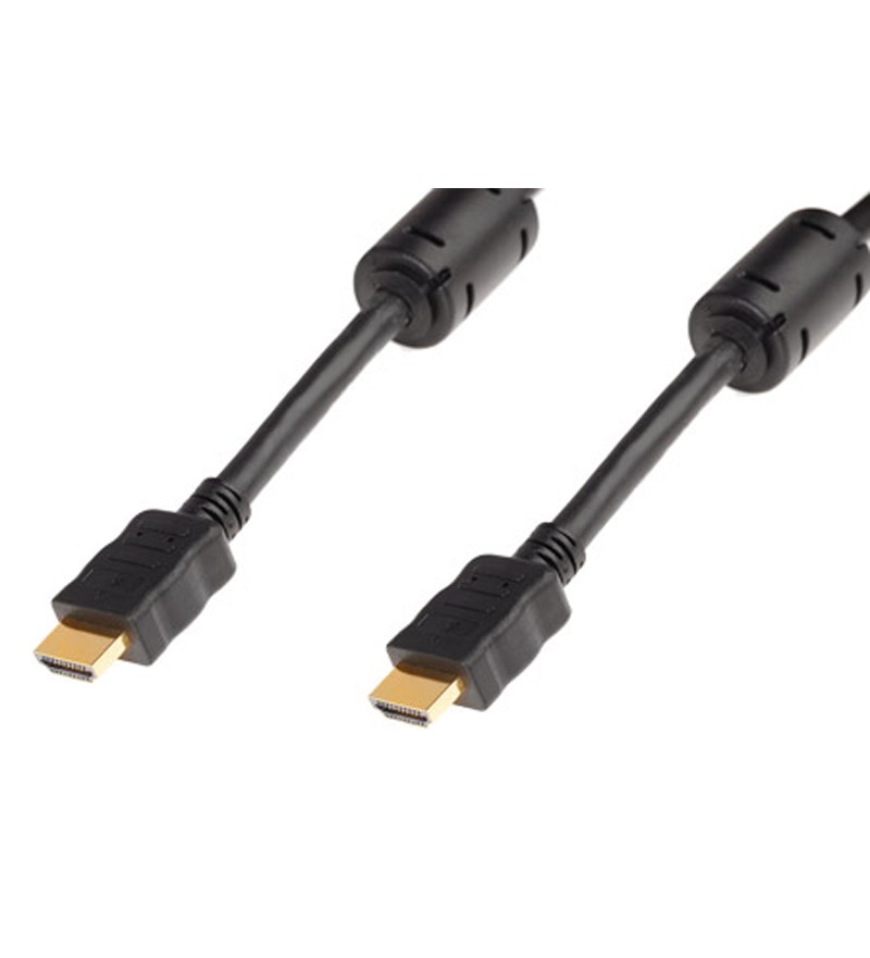 Шнур HDMI штекер 15м (с ферритами)"High Speed with Ethernet"(Полная 19+1 распайка) 28AWG