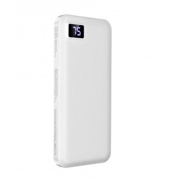 Внешний аккумулятор Borofone BT22 10000mAh 2.0A 2USB, белый