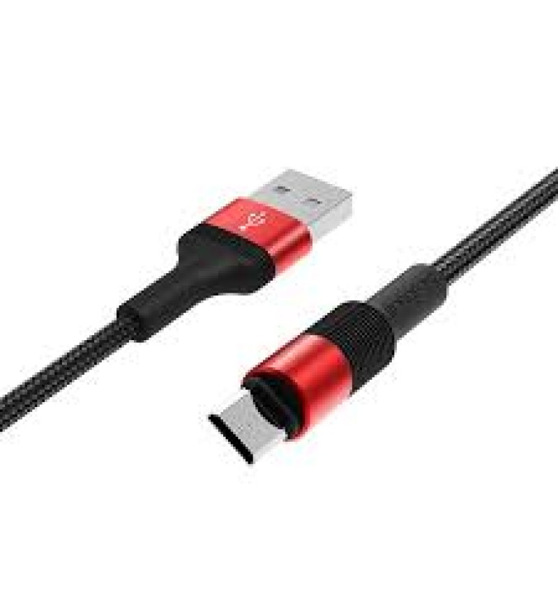 Кабель Borofone BX21 USB (m)-Type-C (m) 1.0м 3.0A ткань красный