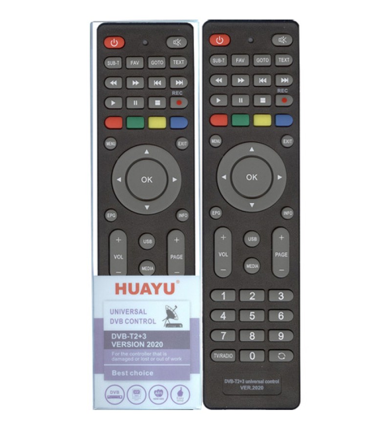 Пульт Huayu для приставок DVB-T2+3