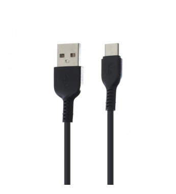 Кабель HOCO X37 USB (m)-microUSB (m) 1.0м 3.0A силикон черный