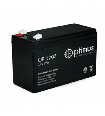 Аккумулятор свинцово-кислотный Optimus OP 1207 12V 7Ah