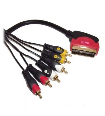 Кабель L-Pro, SCART to 6RCA, 2.0M