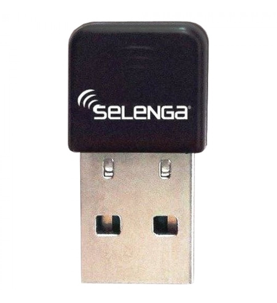 Wi-Fi адаптер Selenga 2.4 ГГц 150Мбит USB 802.11 без антенны